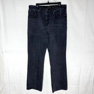 Vintage Rockies Washed Black High Rise Relaxed Fit Jeans 18